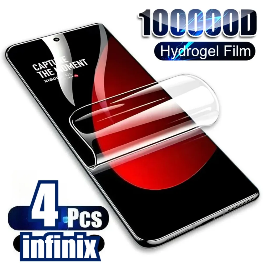 4Pcs Hd Clear Hydro…