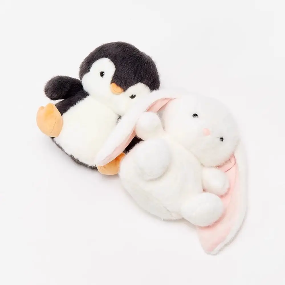 

For Children Table Animal Duck Rabbit Home Decor Sitting Animals Cartoon Soft Pillow Stuffed Penguin Boys Girls