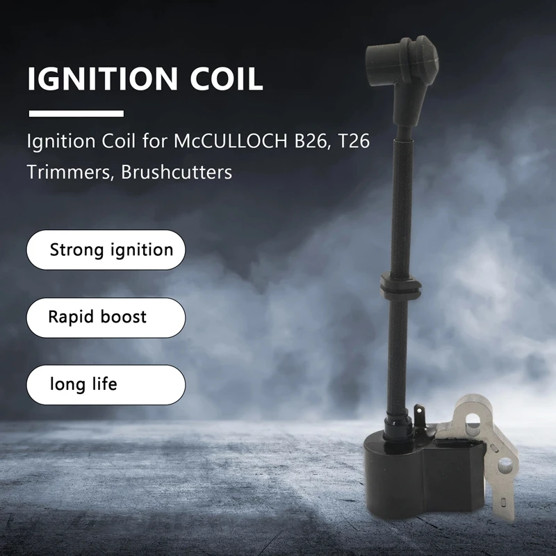 Ignition Coil For Mcculloch T26CS B26 B26PS And More 585565501,T26 Trimmers, Brushcutters