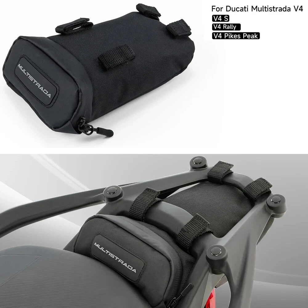 For Ducati Multistrada V4S V4 S V4 Pikes Peak Rally Accessories Luggage Rack Under Bag Travel Storage Tool Waterproof Bags