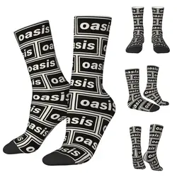O-Oasis Rock 90's Band Leisure Men and Women printing Socks,Windproof Applicable throughout the year Dressing Gift