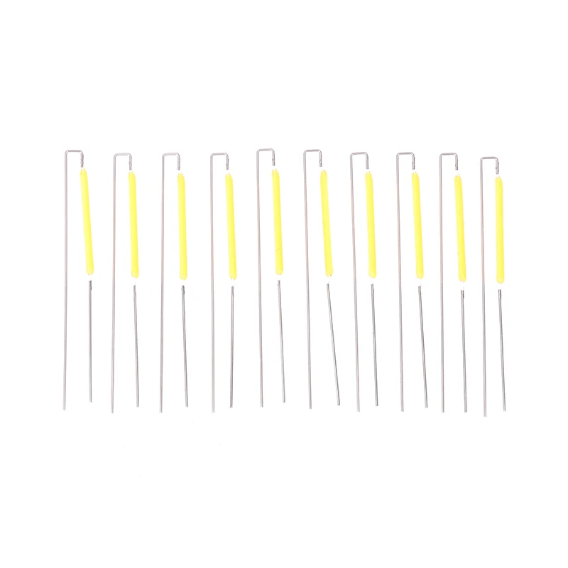 10Pcs 3V 30MM Led Filament Bulb Lamp Parts Ceramic Spot Welding Filament Wire Lamp Led Diode Partial Bulb Chip Parts