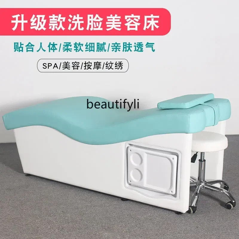 Face Washing Bed Facial Bed Beauty Ear Bed Solid Wood Massage Couch Nail Beauty Eyelash Beauty Face