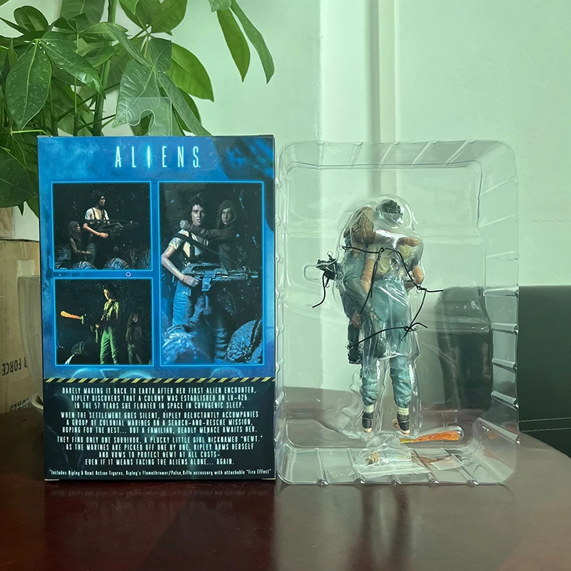 Neca الغريبة 2 ريبلي نيوت الشكل ، LT إلين جيجر زينومورف فاسيهوغر ريبلي vs نيوت بريداتور نموذج ، تحصيل ألعاب الحركة ، الهدايا
