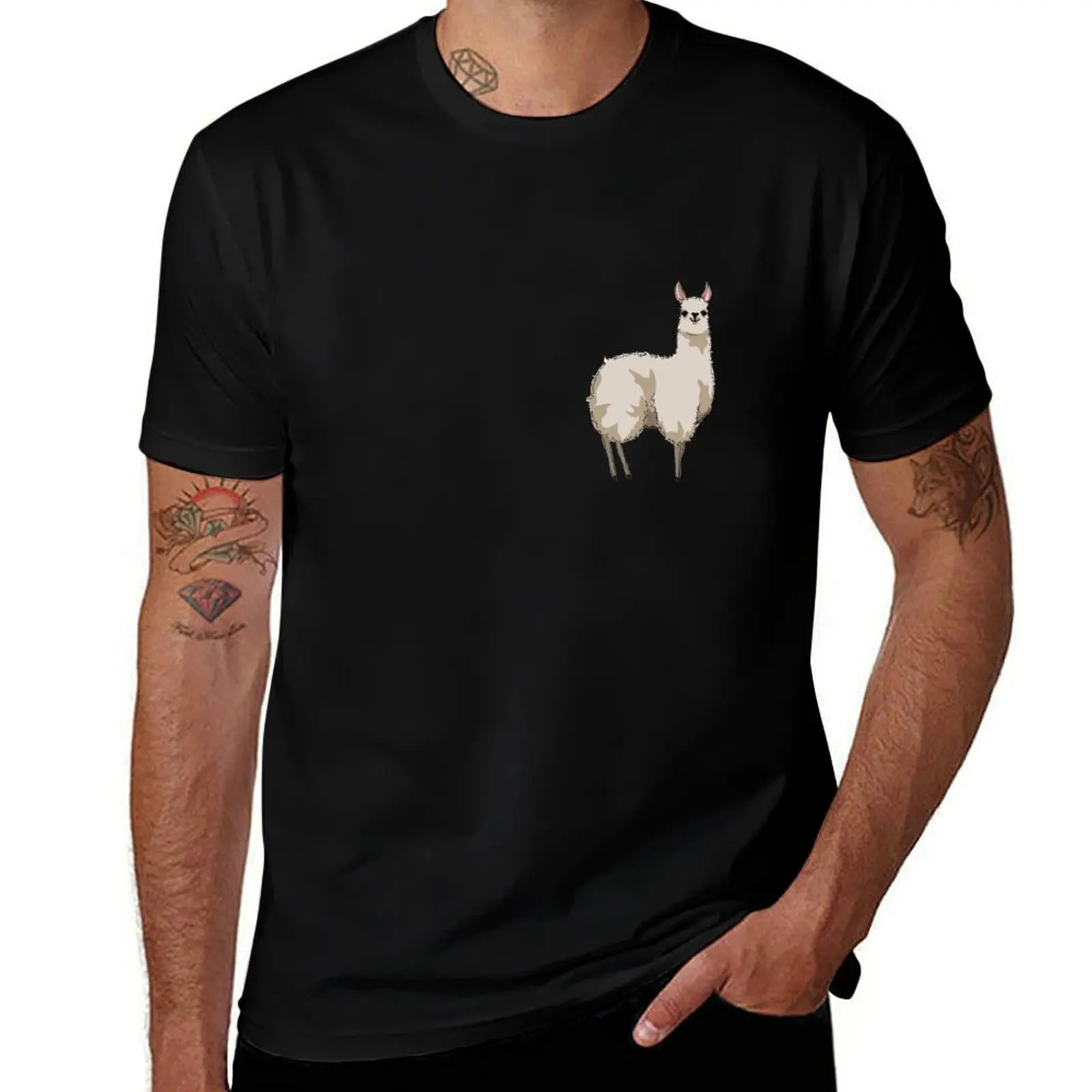 

Llama T-Shirt man t shirt designer funny t shirts man T-Shirt