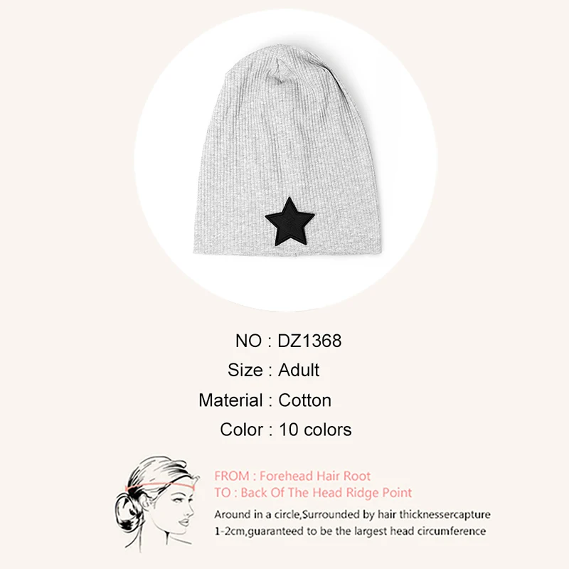 Frauen neue farbwechsel nde Herz Stern gerippte Baumwolle Mütze Hut weiche lässige Strick mütze für Damen Baggy Stretch Hüte