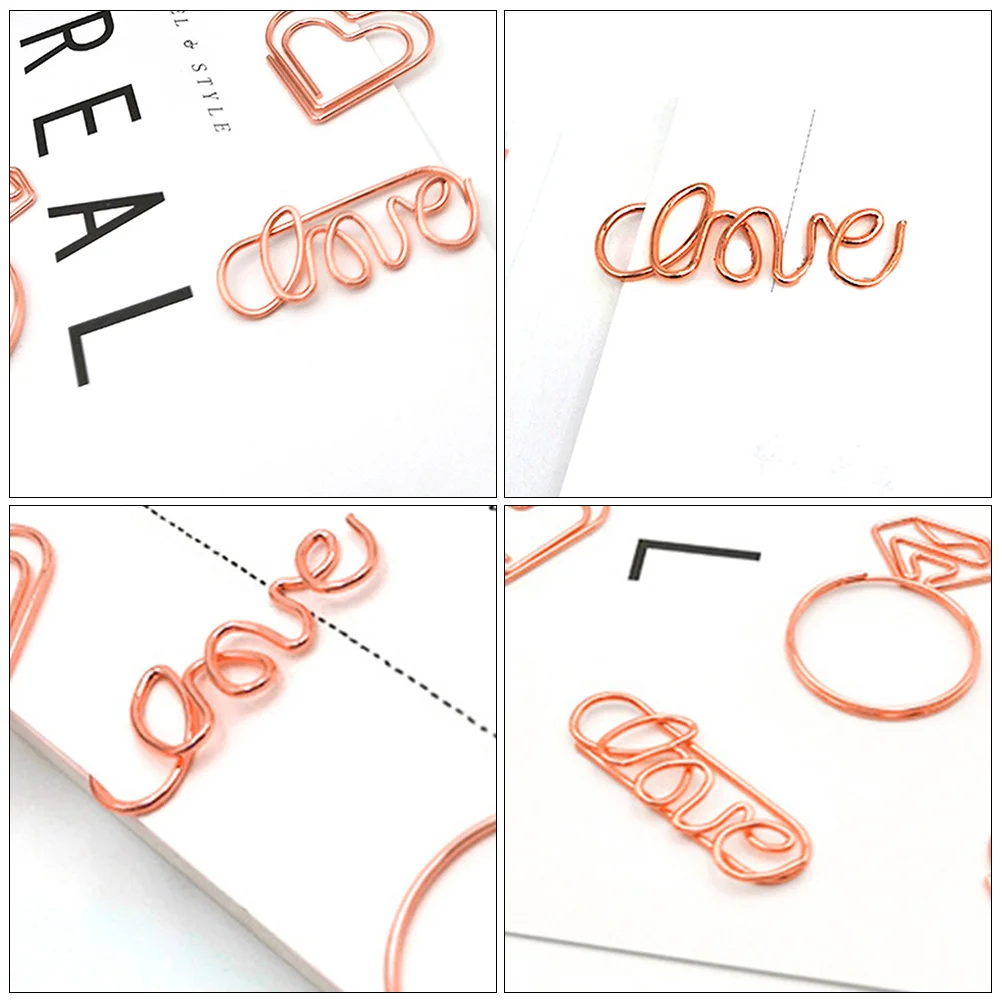 

Book Notes Folder Metal Paper Clips Bookmark Pin Creative Ticket Holder Clamp Bookmarks