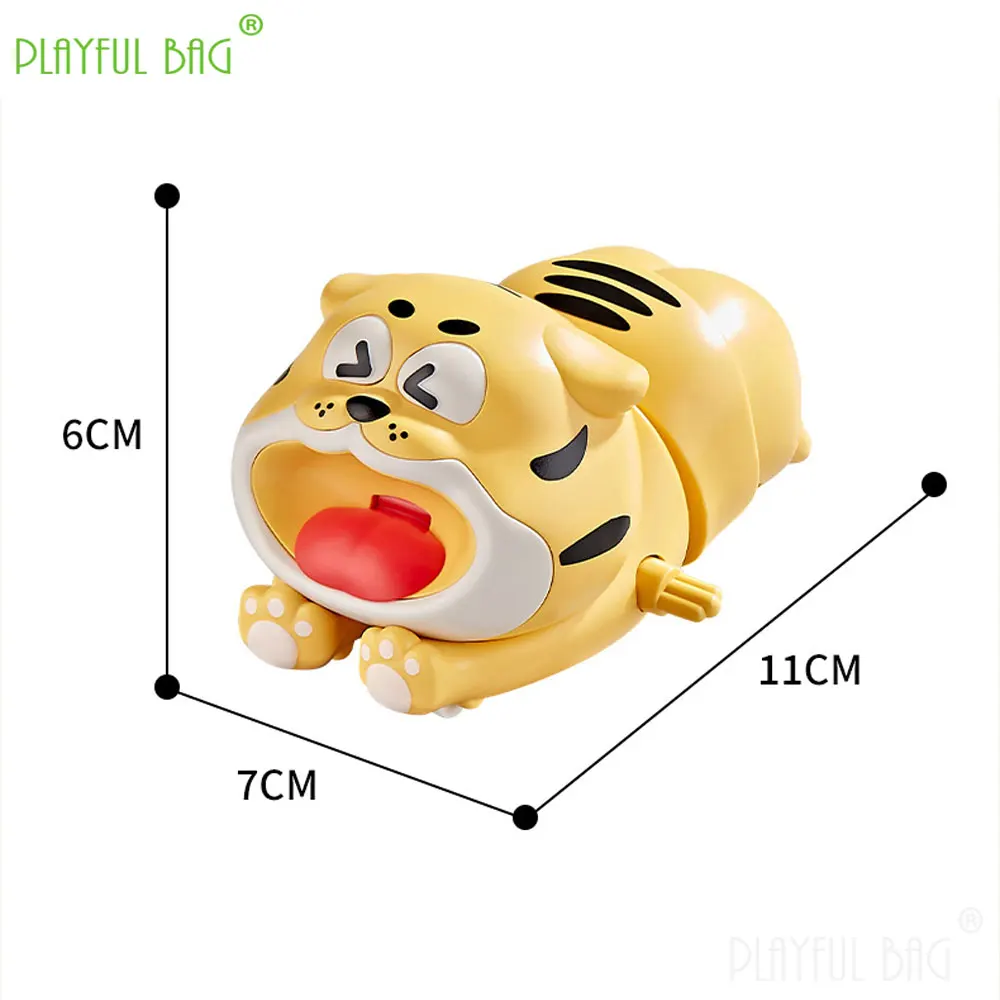 Cute Animal Model Climbing Tigers Mechanical Toy Educational Wind-Up Walking Tiger Toy Funny Creative Kids Christmas Gift ZG419
