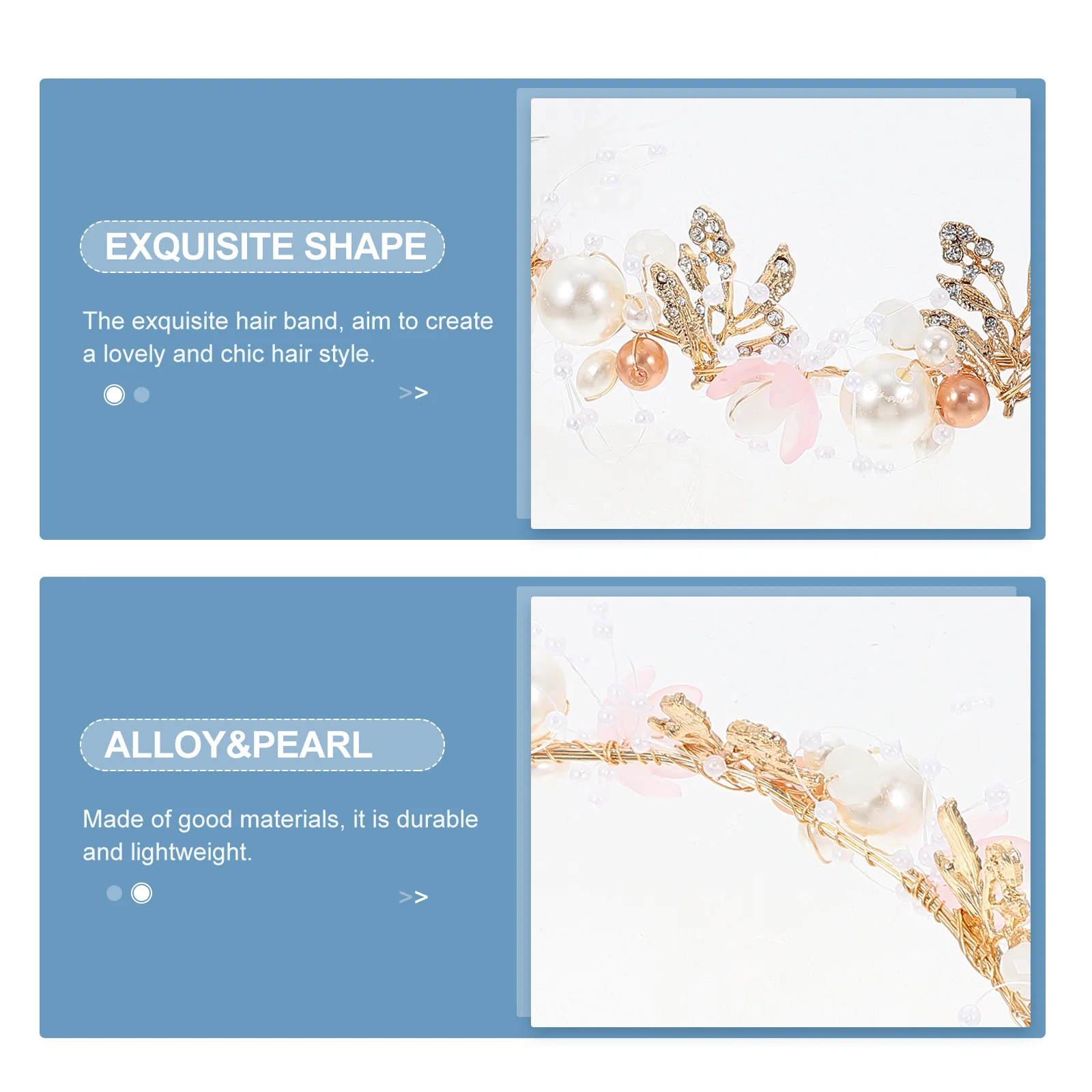 

Pearl Flower Wedding Hairband Elegant Headband Delicate Bridal Hair Accessory Stylish Women Girls Women Hairband