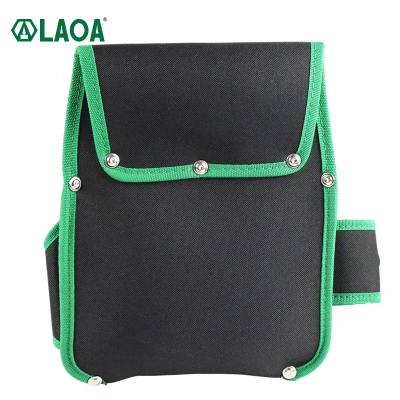 LAOA Waist Tool Bag Oxford Cloth 600D Multilayer Green Storage Pouch Tool Organizer For Electricians