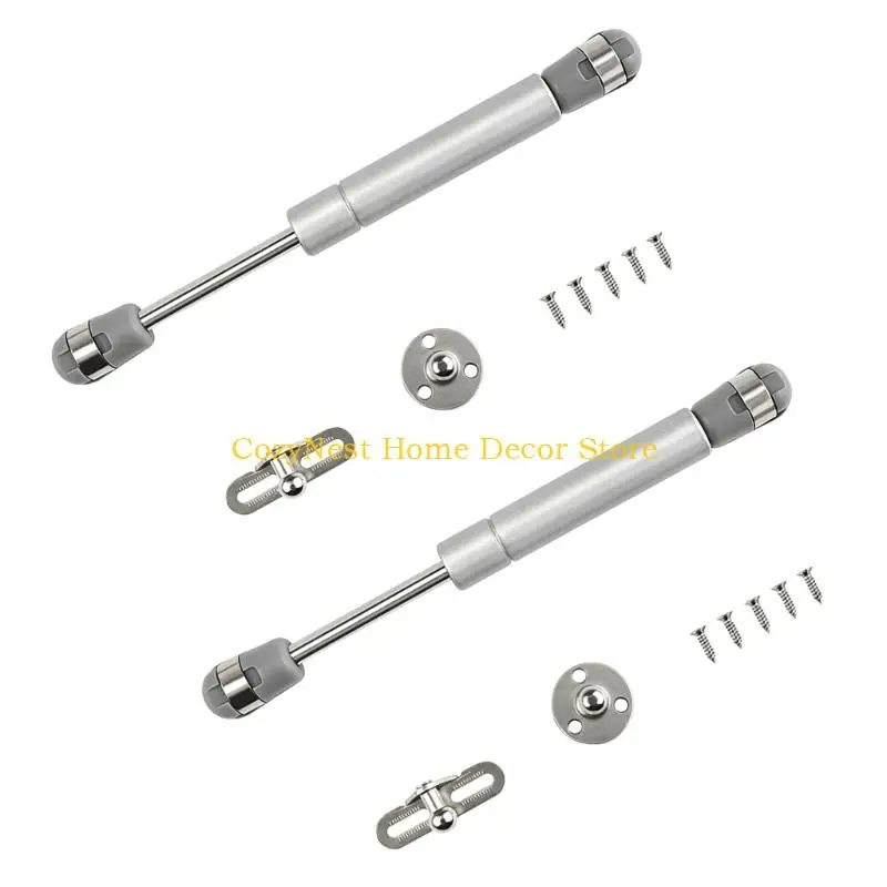 92MF Overhead Cabinet Opening Support Rod Set, 100N Hydraulic Metal Door Stay for Wall Cabinet and Glass Cabinet Access
