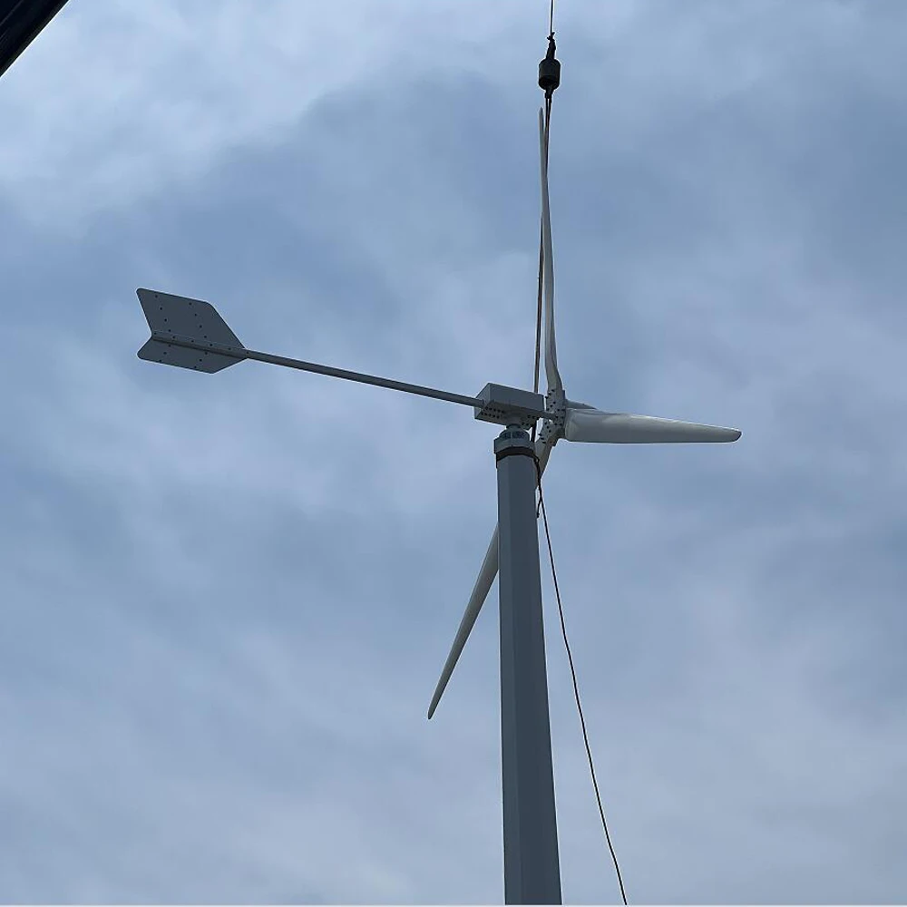 New Arrival Free Energy 3 Blades 30KW 48V-220V Wind Turbine Generator Windmill With MPPT Controller Homeuse Low Wind Speed Star