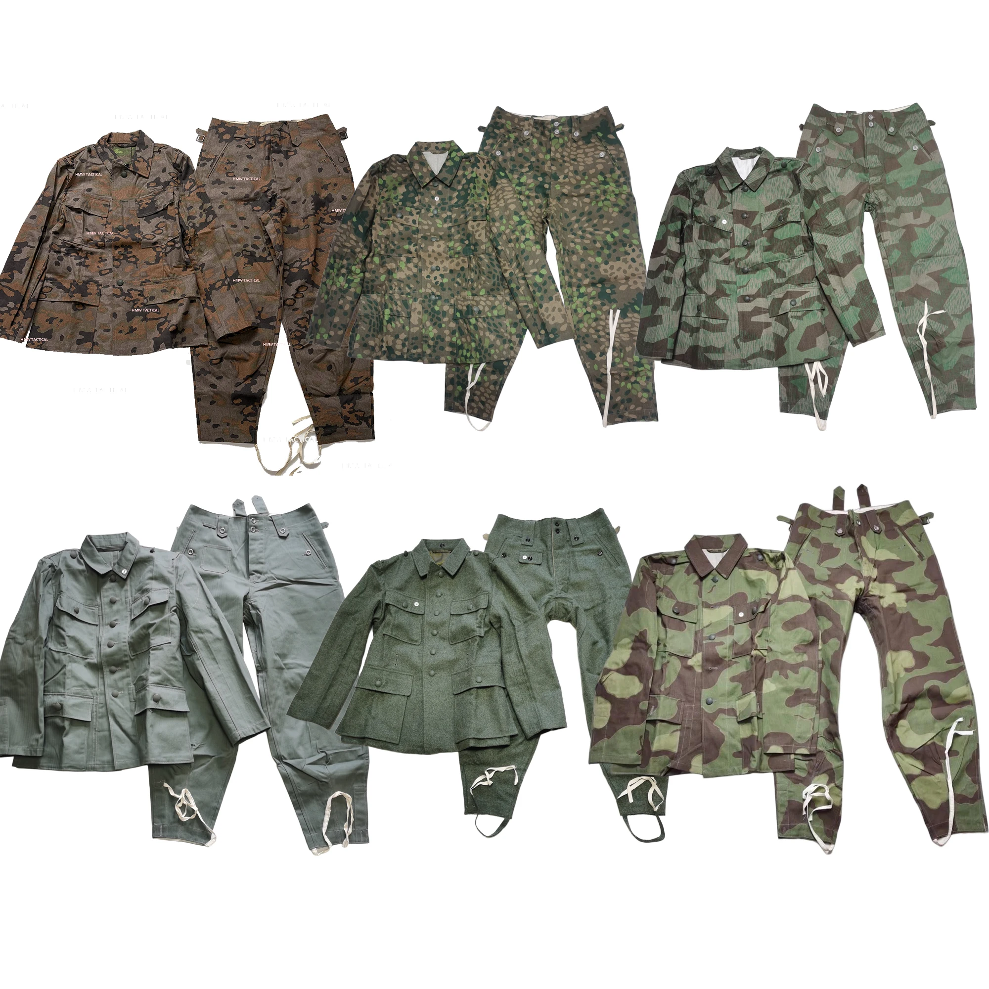 completo-mimetico-in-lana-elite-m43-oak-leaf-splitting-camouflage-dot44-pea-tuta-da-campo-italiana-mimetica-pantaloni-da-campo-m29