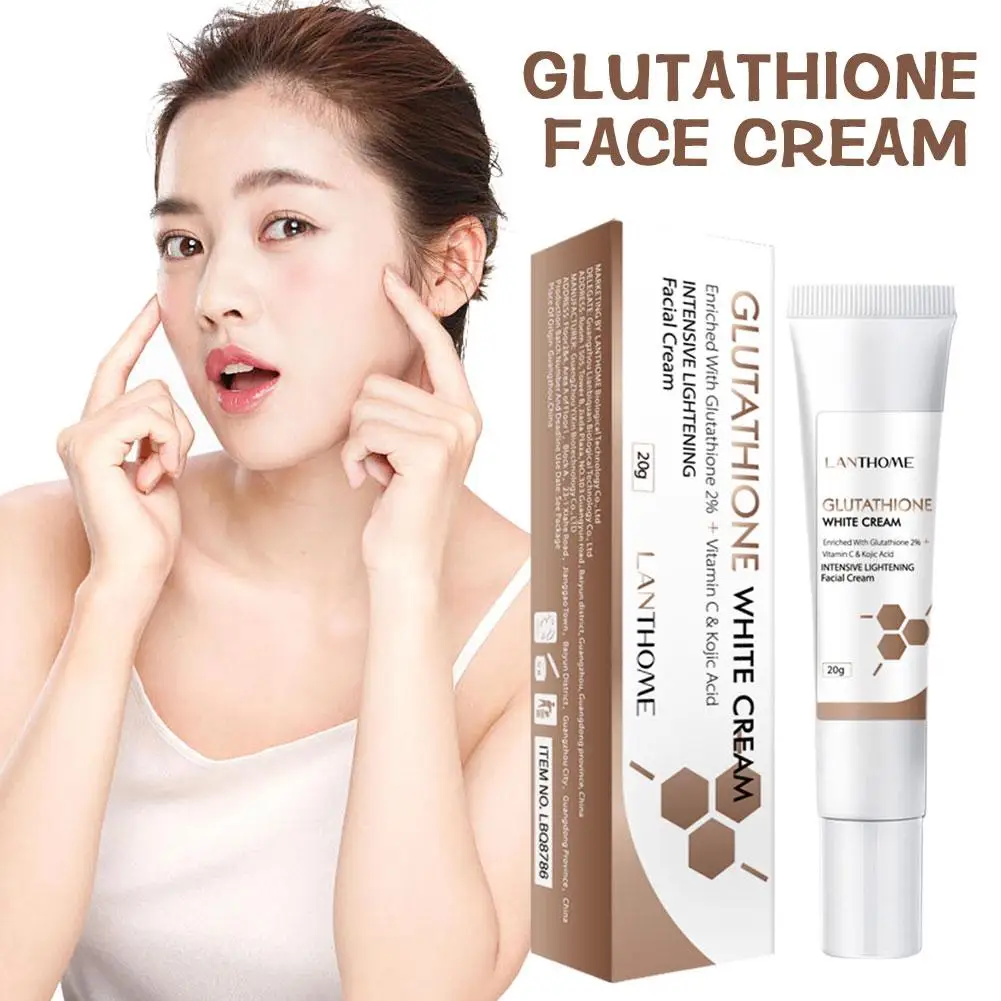 Lanthome Dark Spots Corrector Glutathion Haut Bleaching Creme Feuchtigkeitsspendende Aufhellen Straffen Reparatur Beschädigte Haut Für Gesicht Ca D0R6