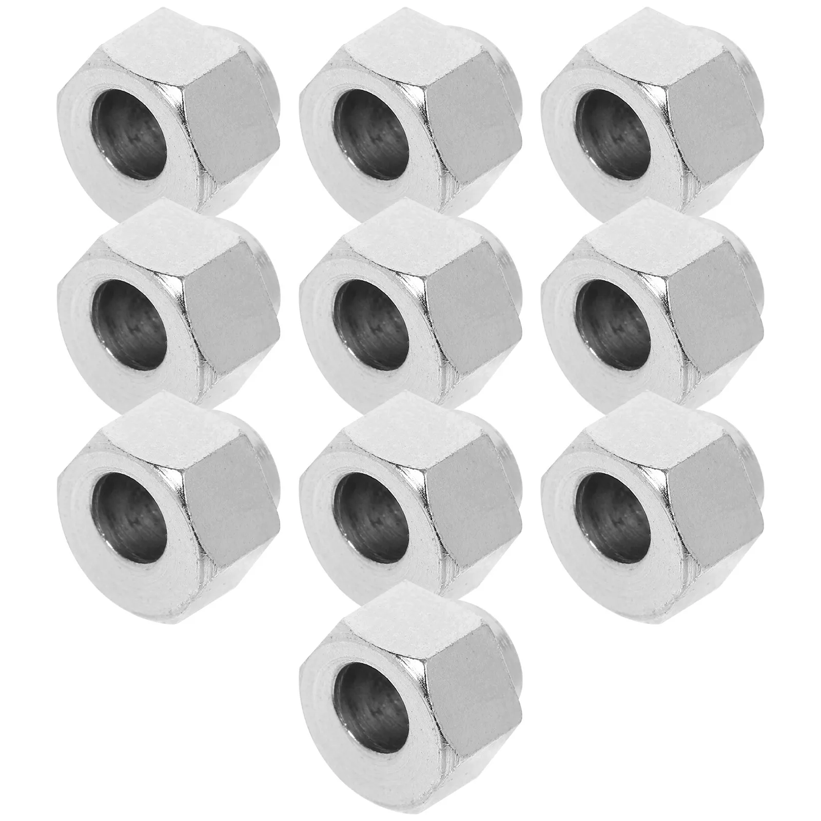 

10 шт. шестигранных эксцентриковых гаек из углеродистой стали для 3D-принтеров, никелированные, устойчивые к ржавчине, для точной настройки и легкой установки