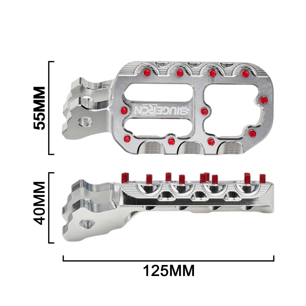 Foot Pegs Footrest Pedal For Surron Lightbee S/X Segway X260 X160 E-Bike Electric Dirt Bike Parts Replacement Off-Road Motocross