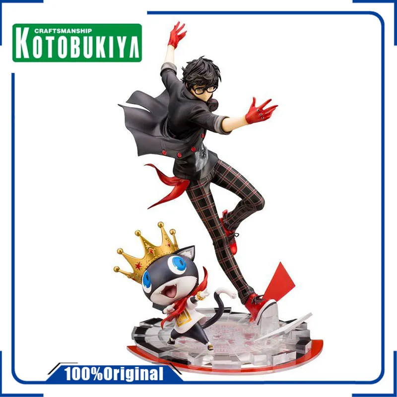 

In Stock Genuine Original Amamiya Ren & Morgana PERSONA5 Anime Action Figures Model Give to Boy Toy Collection Gift