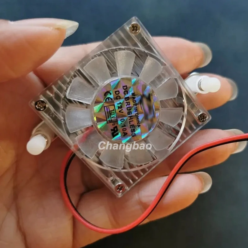 12V 5W/10W/15W LED Heatsink with Fan 40x40mm Aluminum Cooler for VGA GPU North Bridge Motherboard 55mm Hole Distance