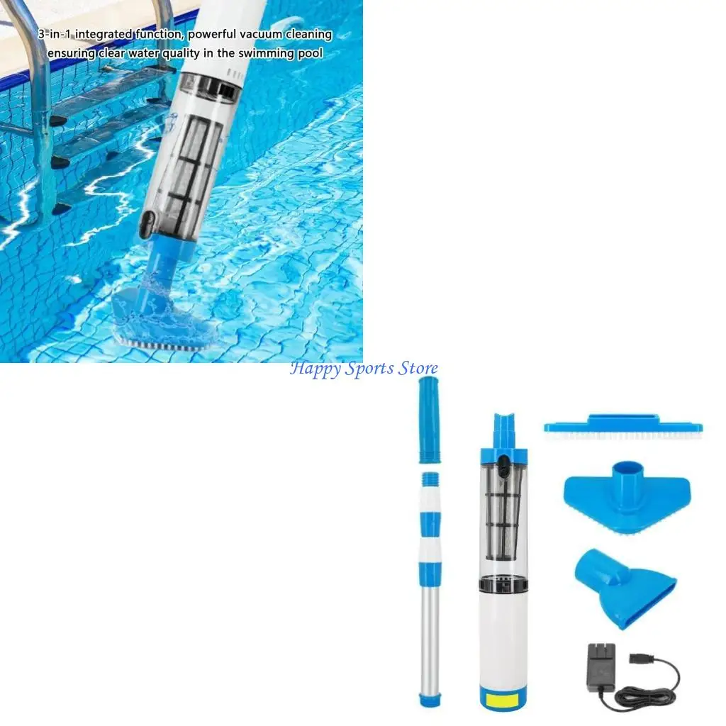 

J7JF Cordless Pool Vacuum Rechargeable Handheld Pool Cleaner for Sand and Debris
