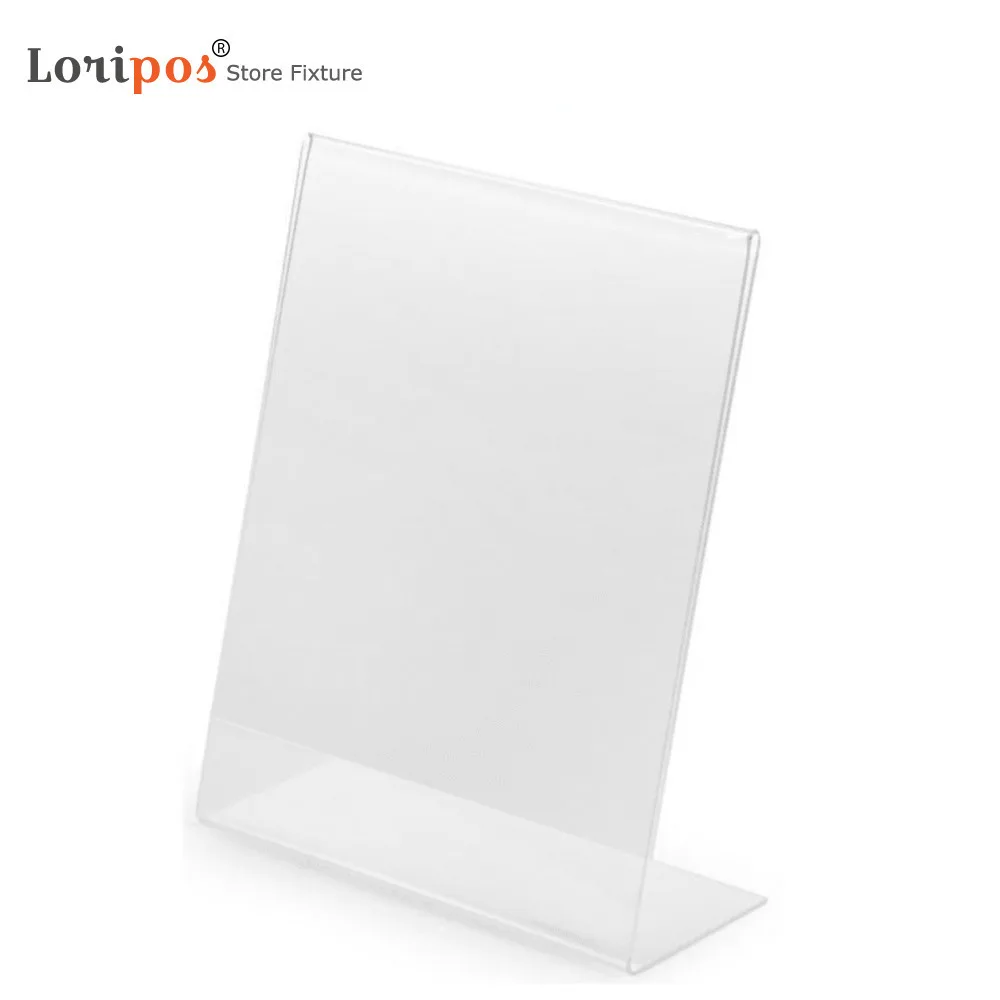 Small Advertisement Flyer Frame Menu Promo Display Stand For Tables And Counters