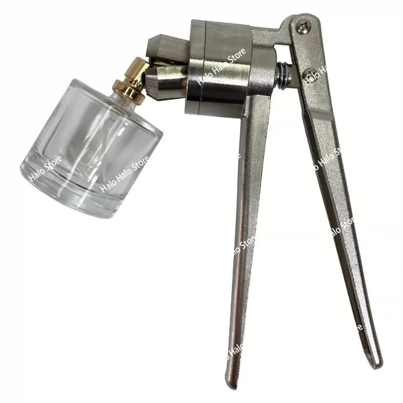 Manual Spray Cap Crimper / Perfume Bottle Sealer – 304 Stainless Steel Hand Tool for 15/20mm Snap-on Caps