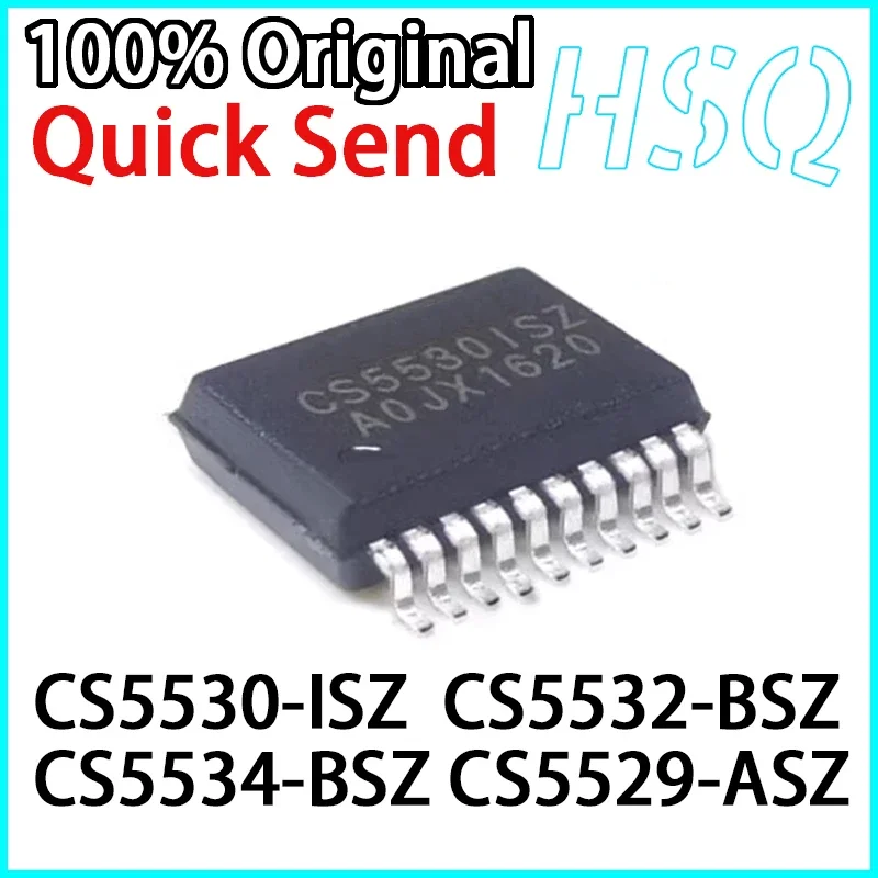 1PCS CS5530-ISZ CS5532-BSZ CS5534-BSZ CS5523 CS5524 CS5528 CS5529-ASZ SSOP Conversor Analógico-Digital Novo
