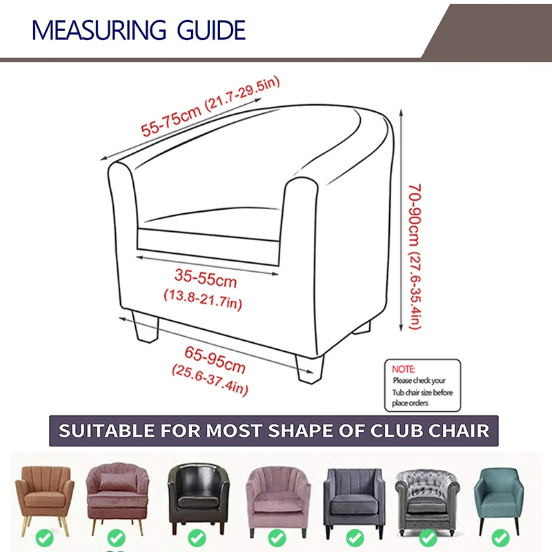 Funda elástica de Jacquard para sofá de bañera, cubierta antisuciedad para silla de Club, decoración del hogar, sala de estar, mascotas y niños