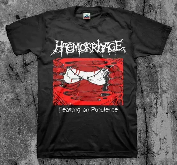 

Футболка HAEMORRHAGE «Feasting» (Carcass Exhumed Napalm Goregind)