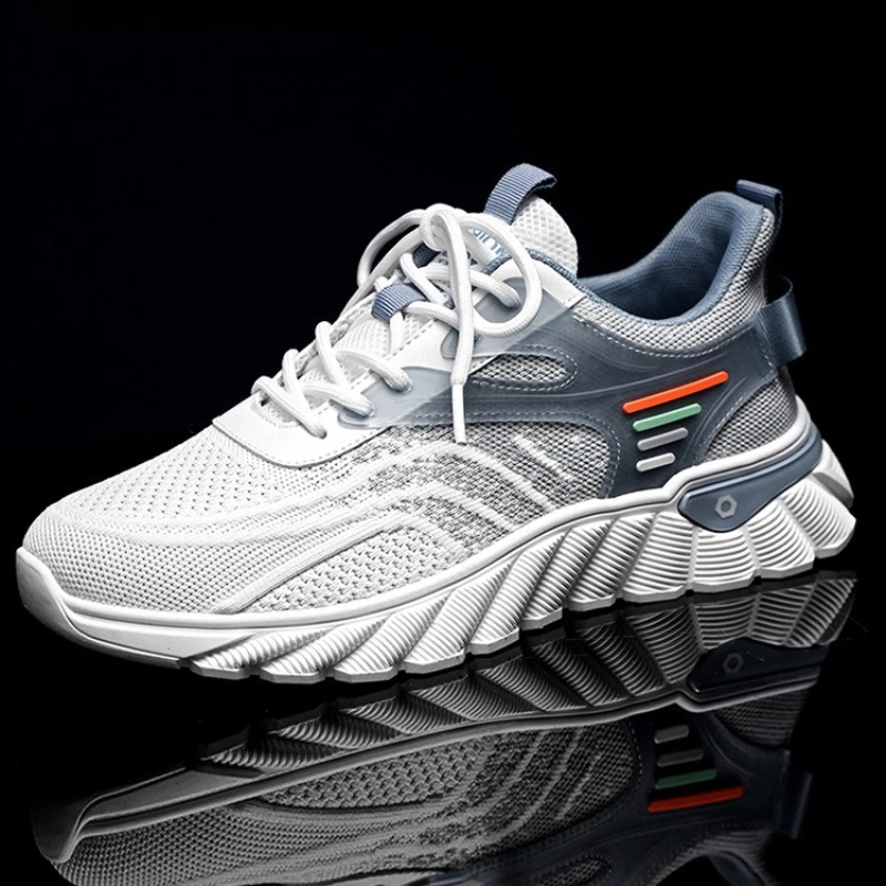 

Модные мужские кроссовки на платформе, дышащая повседневная обувь с сеткой, летняя спортивная обувь для городских прогулок, бега для молодых мужчин и женщин, Zapatillas