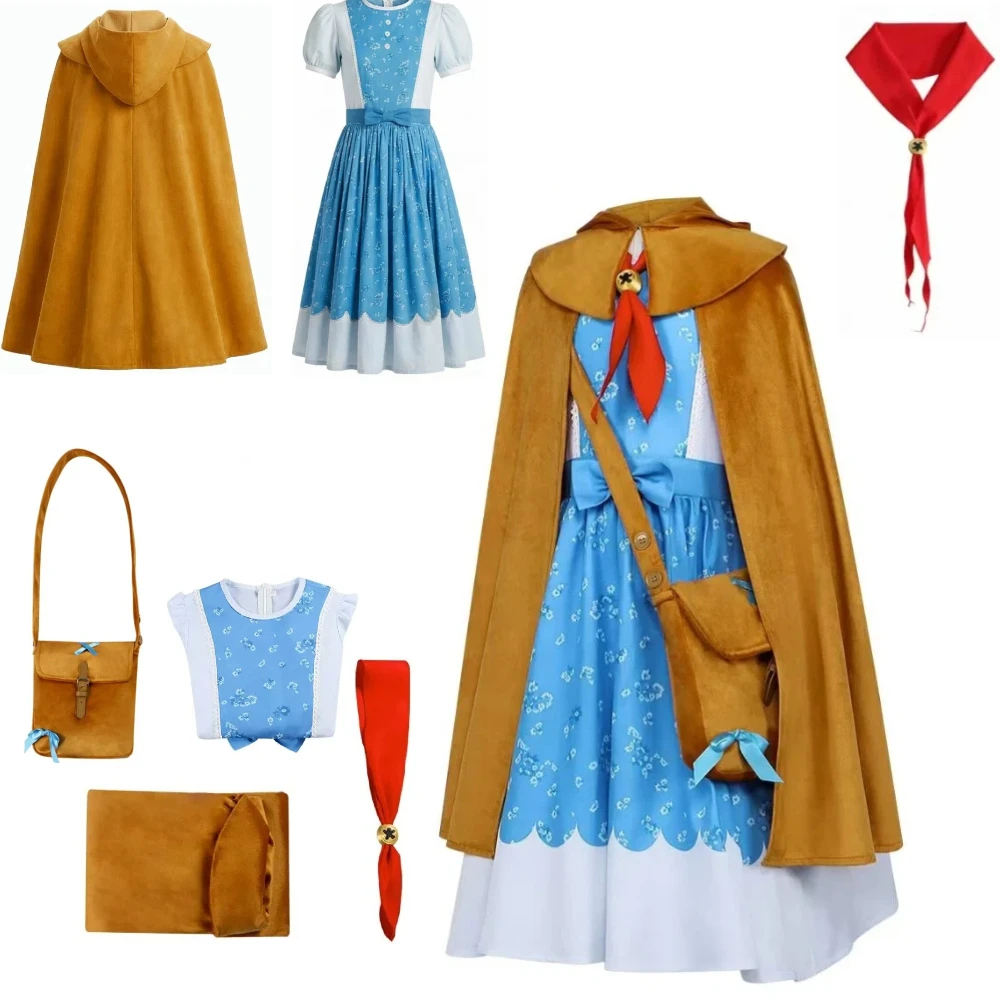 

Anime Retro TV Princess Dress Cosplay Costume Role Eleven Cute Mini Shoulder Bag Halloween Carnival Role Play Outfit for Girls