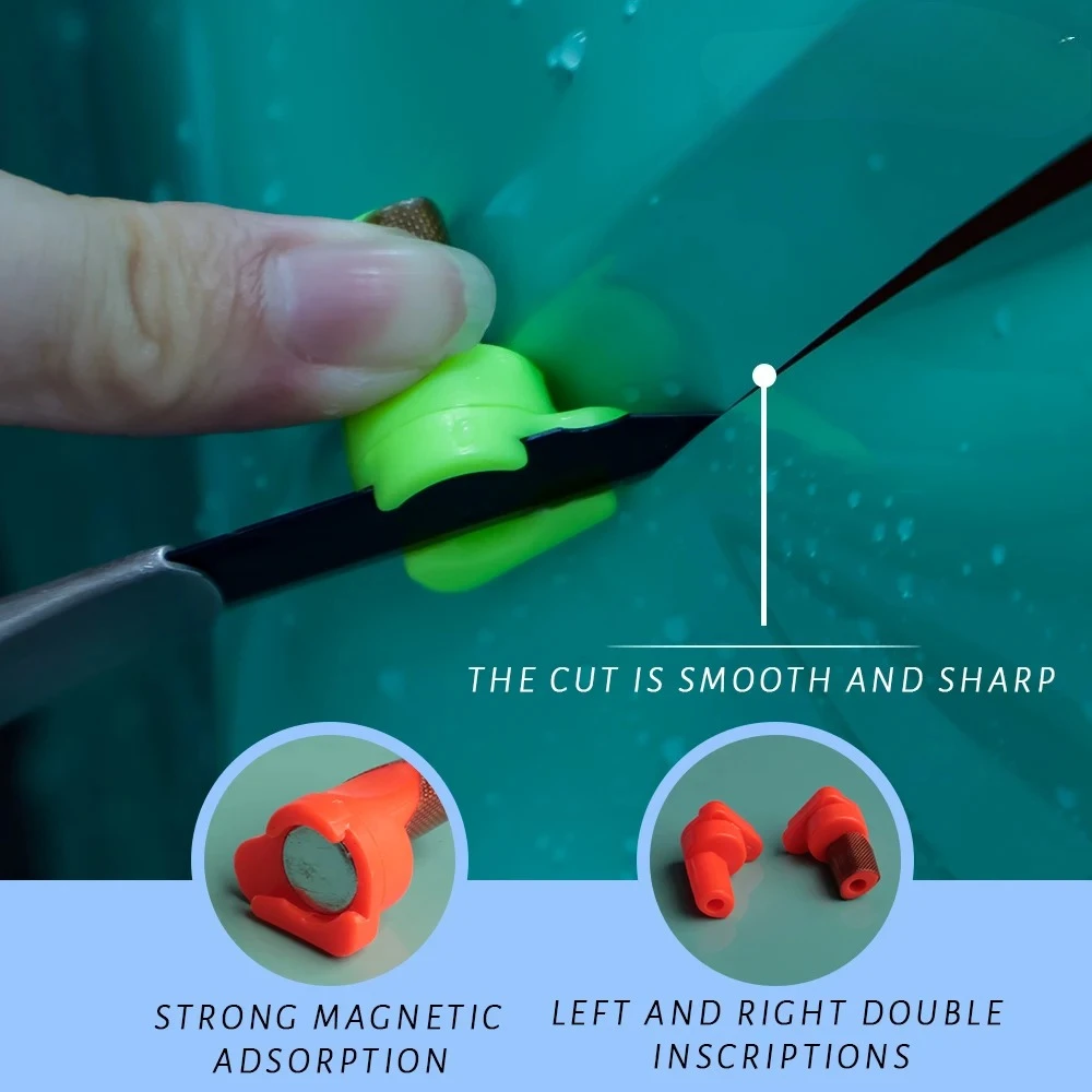 ALIWRAP Magnetic Stopper Holder Precision Edge Trimming Tool for Vinyl Car Wrap Film Cutting Utility Knife Cutter Auxiliary Tool