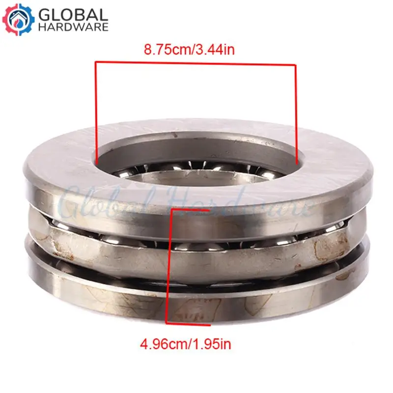 Plain Bearing 51317 for Industrial Machinery Fits Packaging Food Chemical Machines Withstands Heavy Axial Loads During Operation