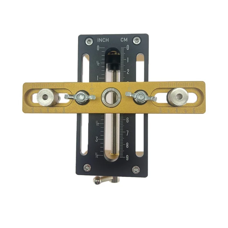 

Cabinet door installation locator Cabinet door positioning handle installation Aluminum alloy accurate measurement punching tool