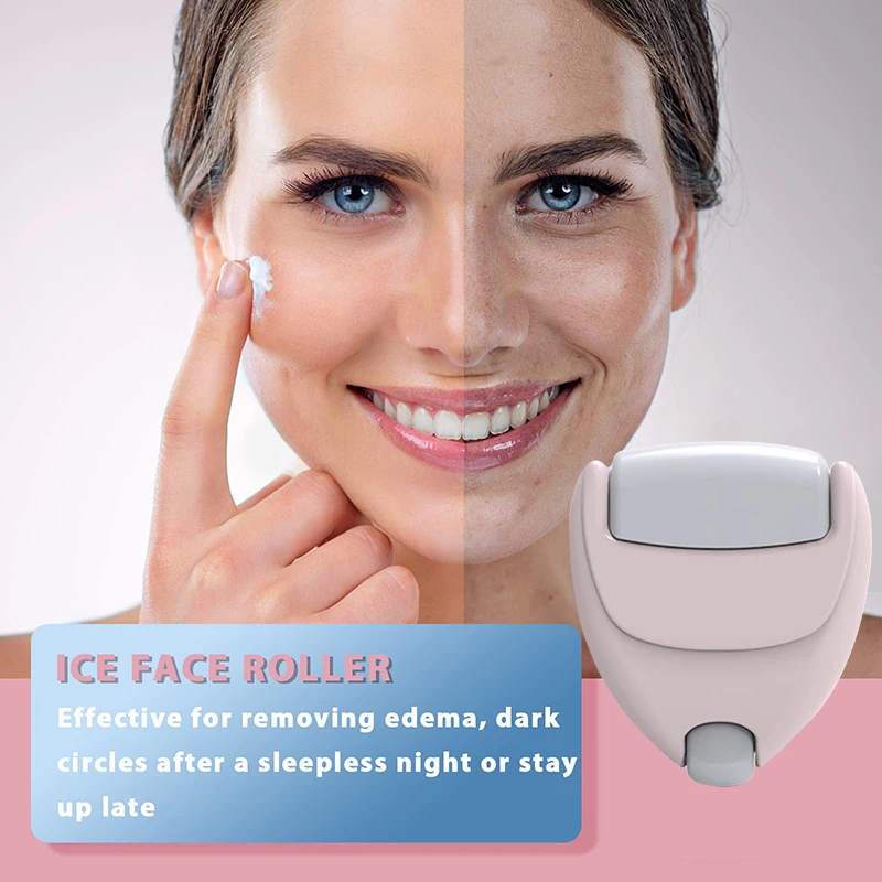 New 2 in 1 Facial Massage Tool Double Sided Ice Roller  Beauty Care for Face