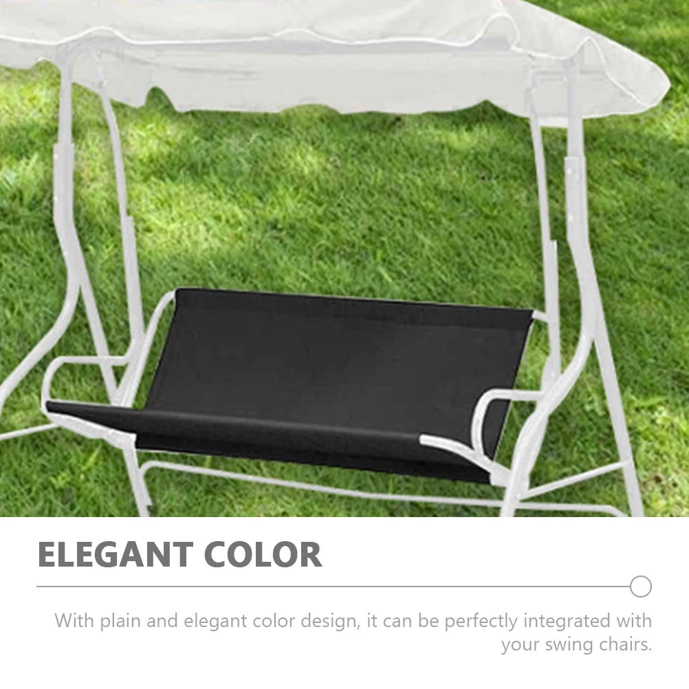 

Outdoor Swing Seat Cover for 3 Seater 148x50x50 Black Oxford Cloth Dustproof Protective Covers Foldable Bench Patio Swing Parts