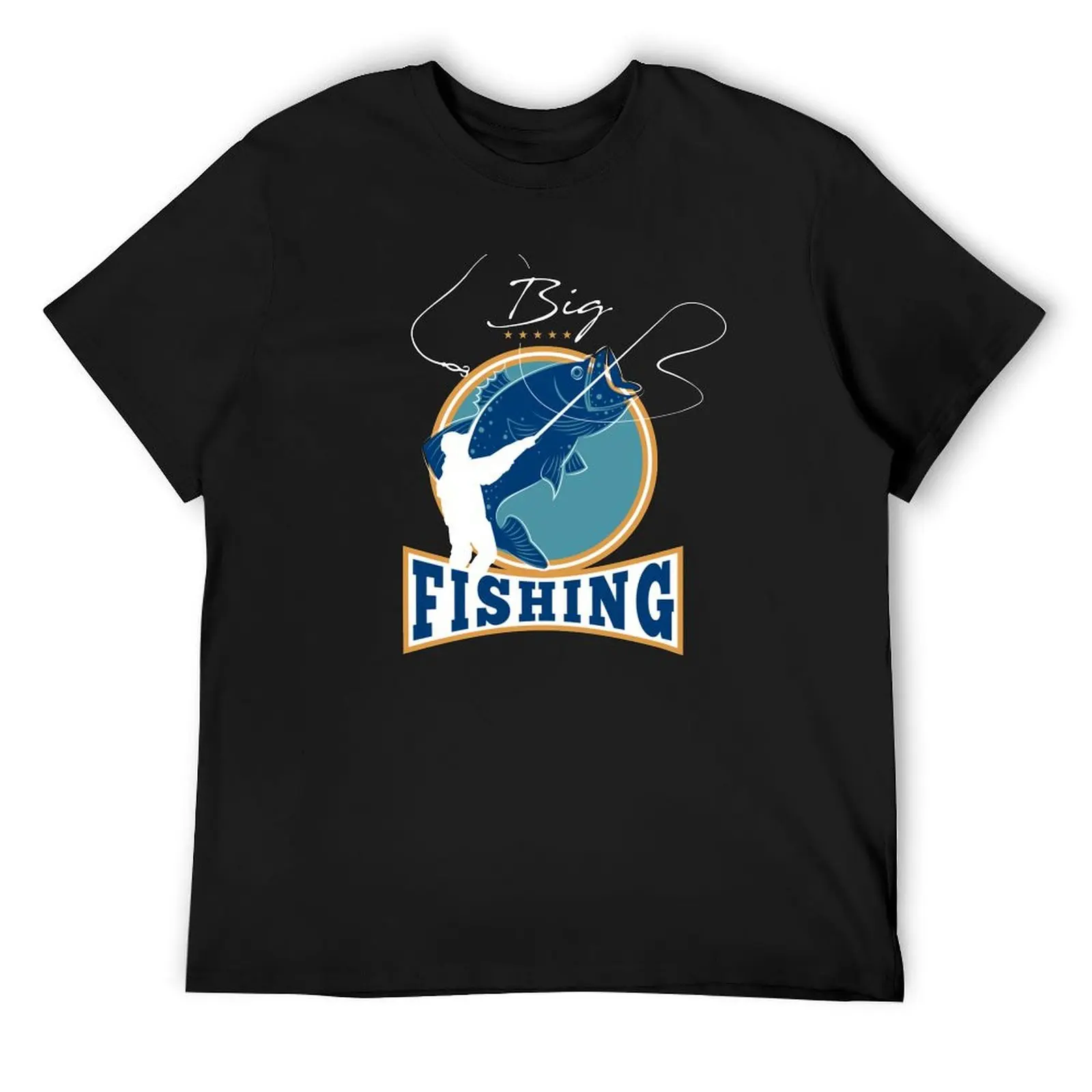 

Big Fishing Design Gift T-Shirt basketball graphic tees Funny t-shirts cute tops fruit of the loom mens t shirts