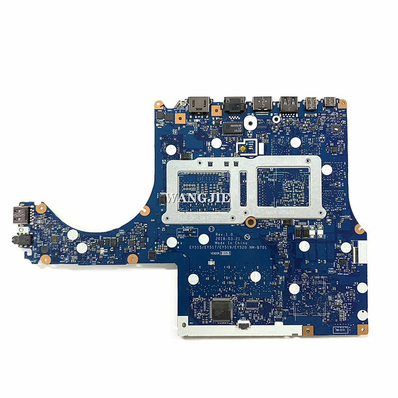 5B20R40161 For Lenovo Legion Y530-15ICH Laptop Motherboard NM-B701 SR3YY I7-8750H N17P-G1-A1 DDR4 100% Test OK