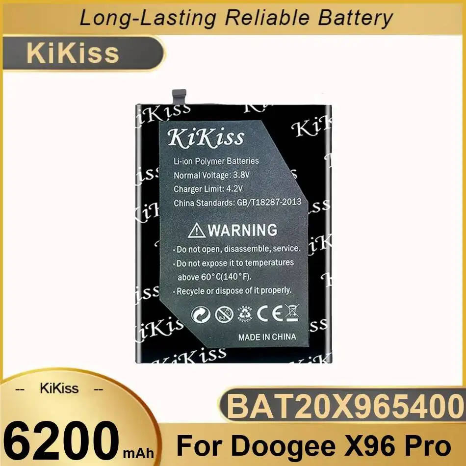 

Аккумулятор для мобильного телефона Doogee X96 Pro Pro BAT20X965400, 6200 мАч, высокая совместимость