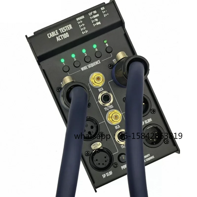 

Multifunctional Audio Cable Tester XLR Signal Checker for Stage Audio Line Continuity Detection Work