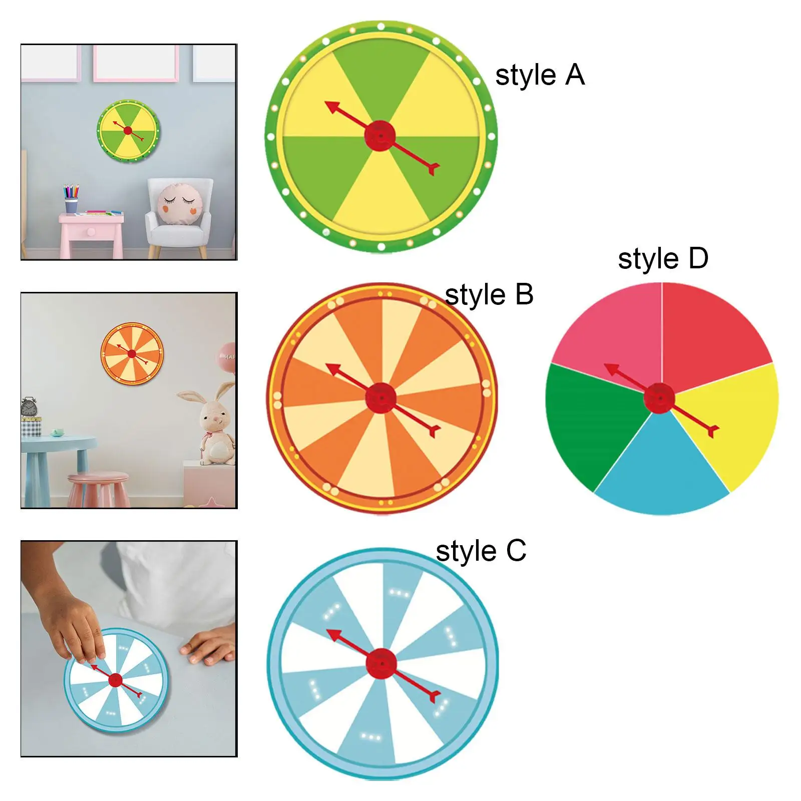 جدار جبل جائزة القرص الدوار عجلة الحظ خفيفة الوزن للأنشطة الترويجية لعبة فورتشن حانة أنشطة التدريس سوبر ماركت #3