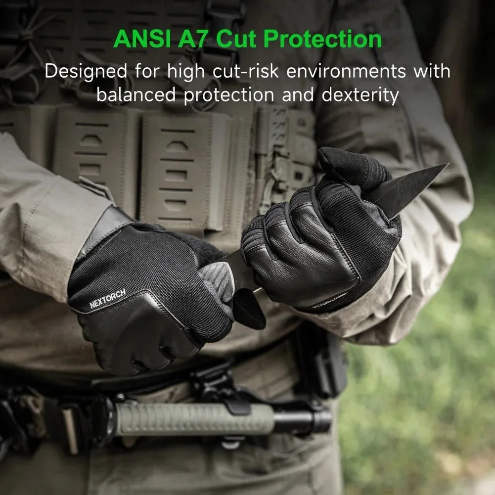 Imagen 6: Guantes Tácticos Nextorch Edge Guard Resistentes a Cortes