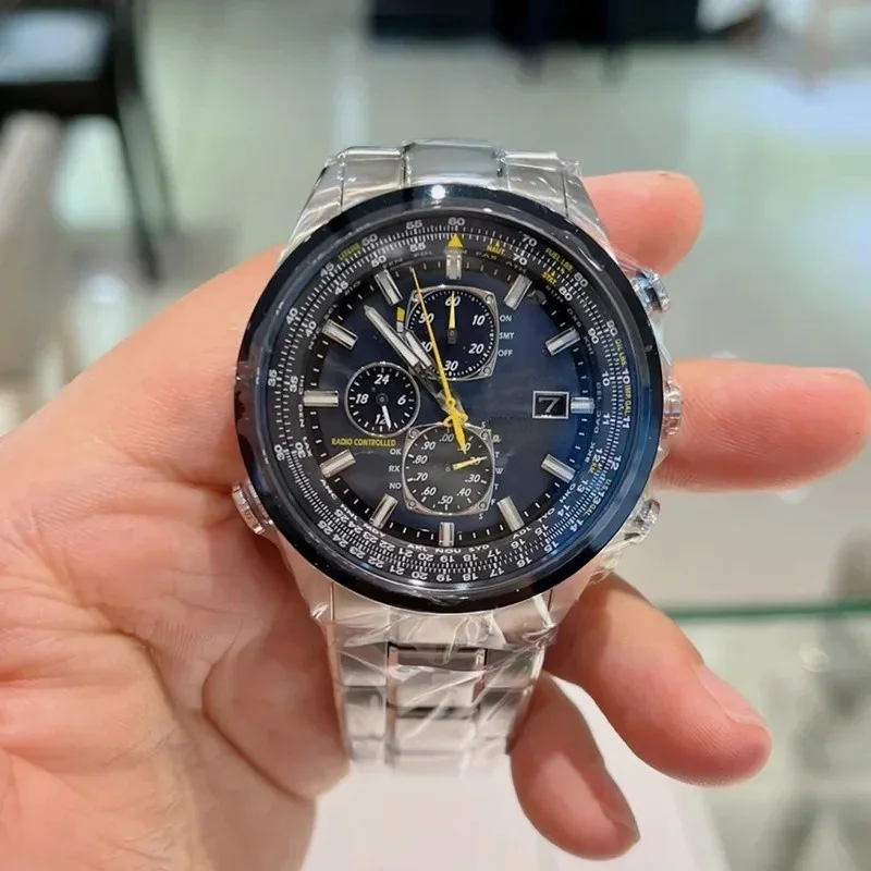 Nuovo orologio impermeabile autentico da uomo Orologio classico al quarzo Orologio automatico di lusso in acciaio inossidabile di fascia alta con data