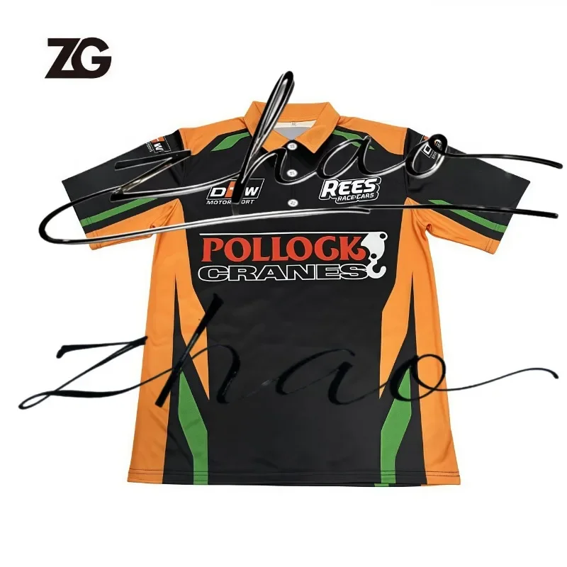 

Motorcycle Formula 1 Racing Sport Polo Shirt Men's Car Repair Station Racing Team Motorcycle and Car Racing Clothing