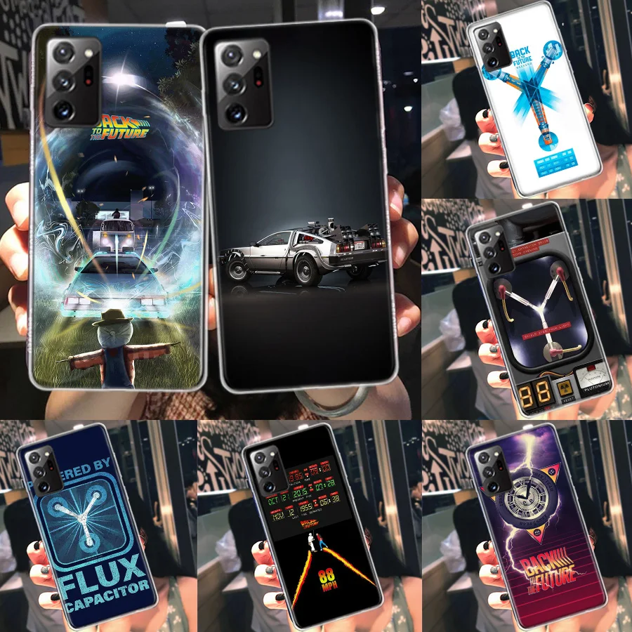 Back To The Future License Phone Case For Galaxy S25 Samsung Note 20 Ultra 10 9 8 A05S A15 A25 A35 A55 A16 M21 M30S M32 M51 M52