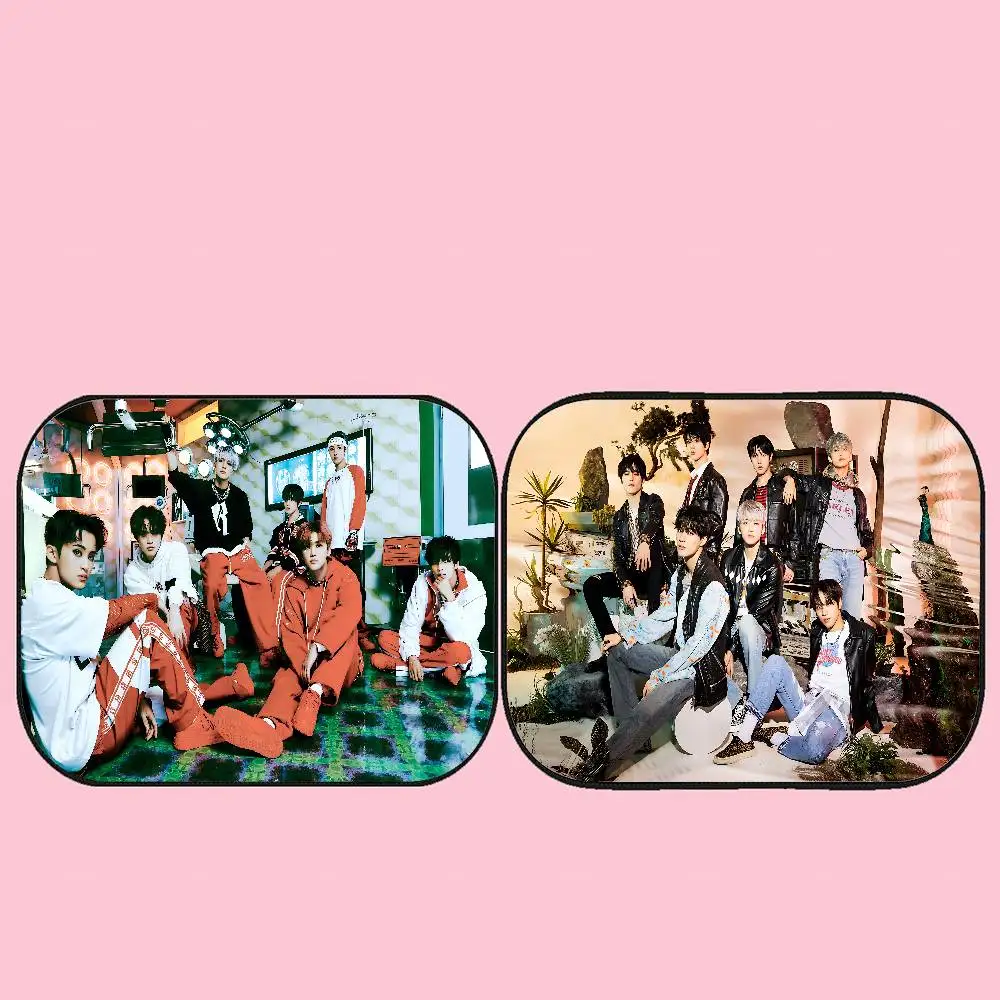 حلم Kpop-P Boy Group N-Nct سيارة كهرباء فيلم الجانب نافذة الشمسيات الزجاج الأمامي السيارات نافذة ظلة غطاء للأطفال