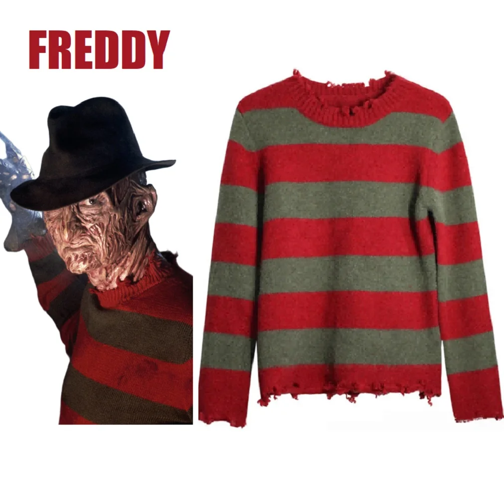 NEW Halloween cosplay A Nightmare on Elm Street Freddy Krueger COS costume performance set adult Freddy COS costumes