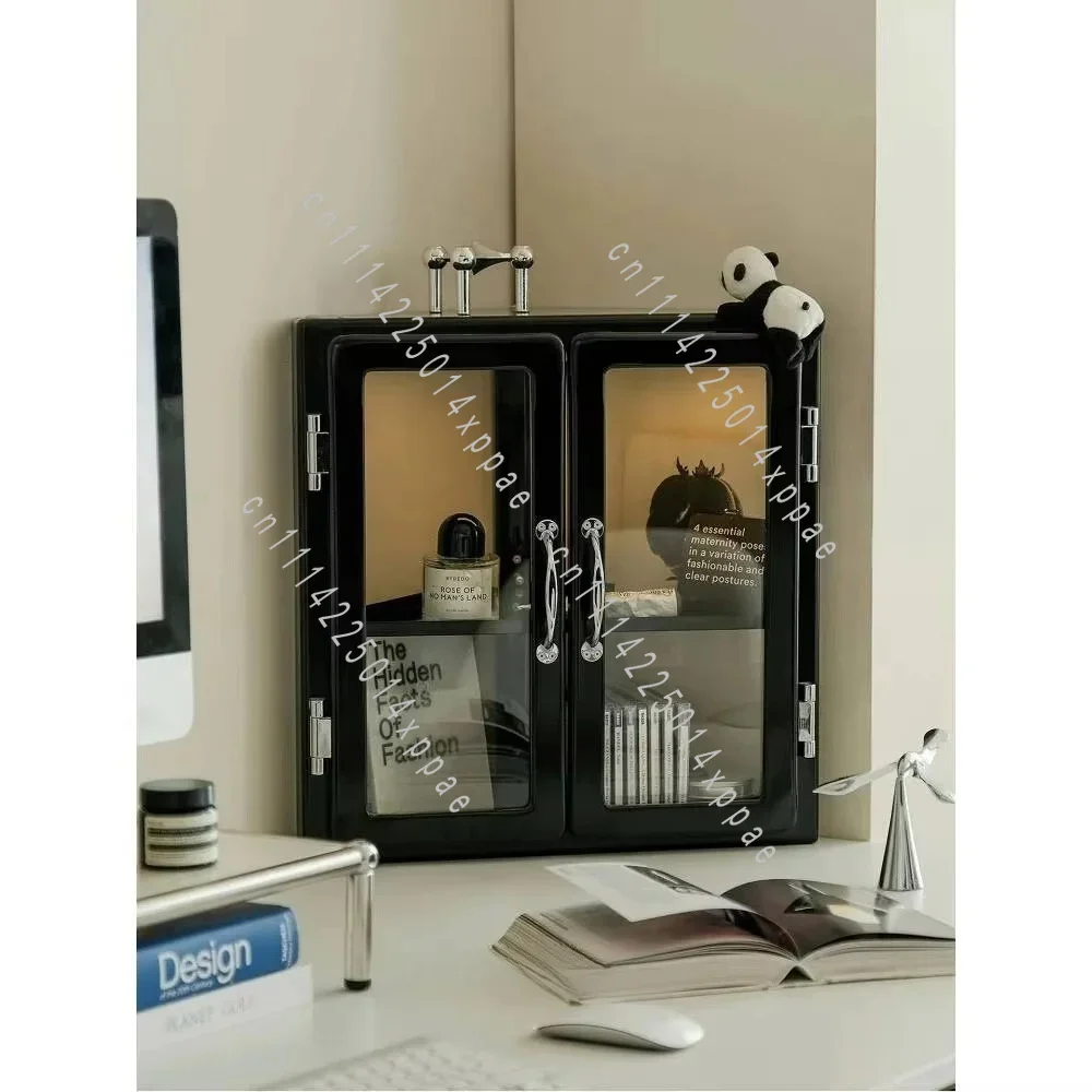 For Home Organizing Corner Cabinet Bedroom, Mid-Century Display Shelf Desktop Collection Designer Storage Showcase