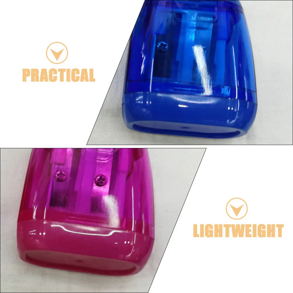 3 stuks puntenslijpers handmatige draagbare kleine metalen puntenslijper voor schoolkunstenaars studenten schetsen tekenen