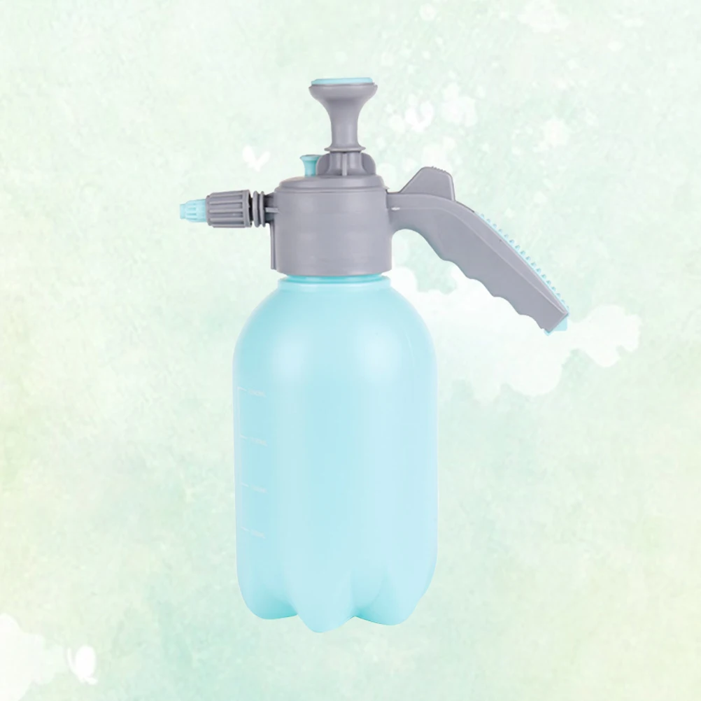 2L Watering Pot Blue Large Capacity Garden Sprayer Can Multi-Purpose Durable High Strength Plastic Smooth Water Flow Long Mouth