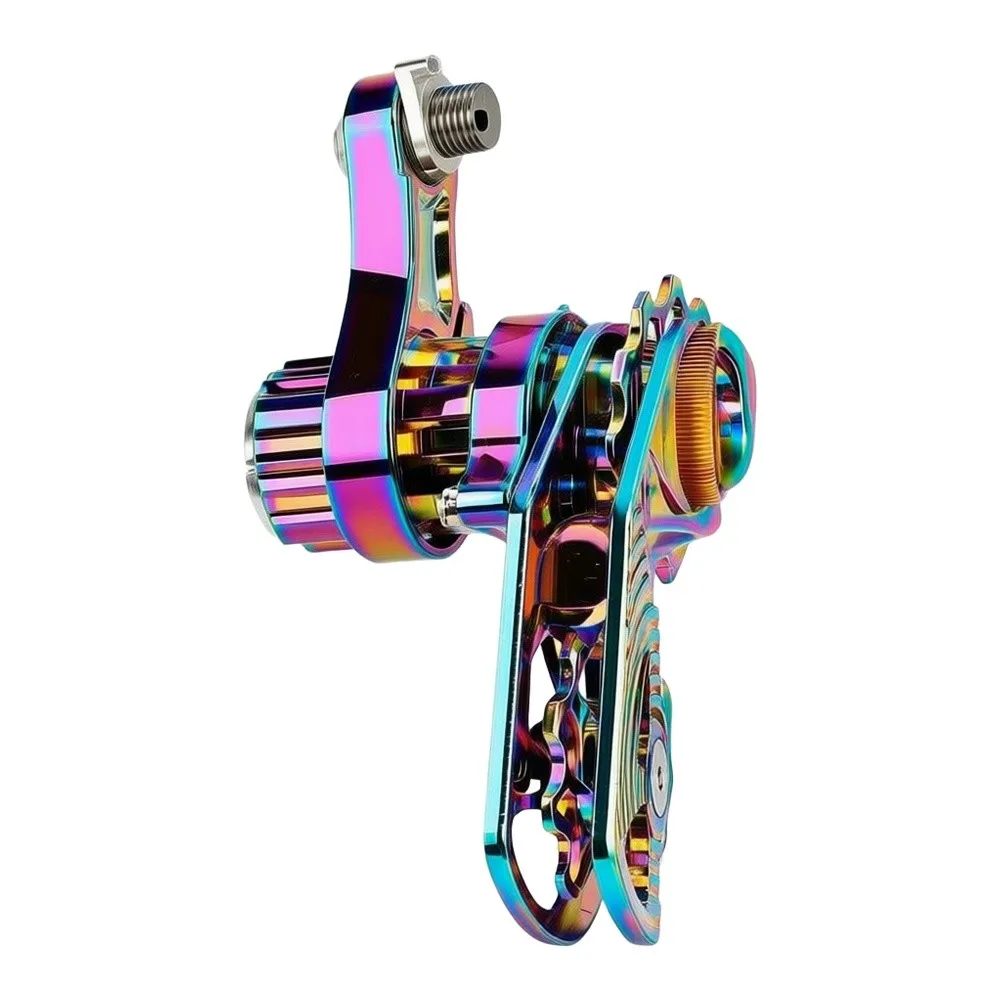 For Mountain Bike DH Rear Derailleur with Optimized Tension Control 11T Pulley and 18mm Fine Tuning Adjustment Range